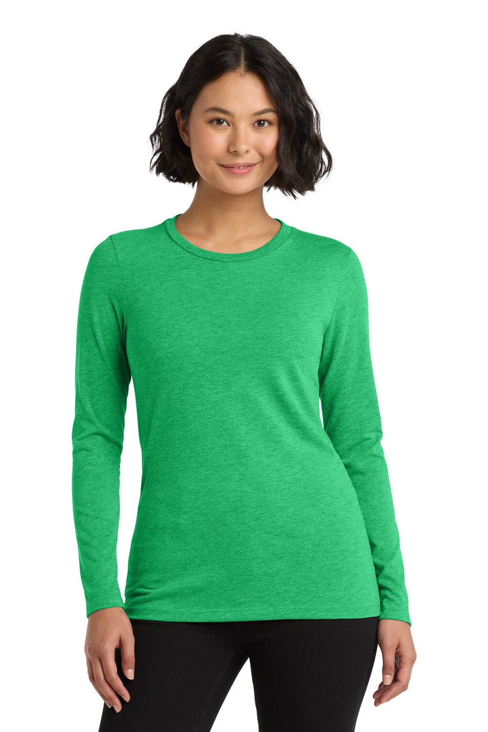 Allmade® Women’s Tri-Blend Long Sleeve Tee - Enviro Green - XS