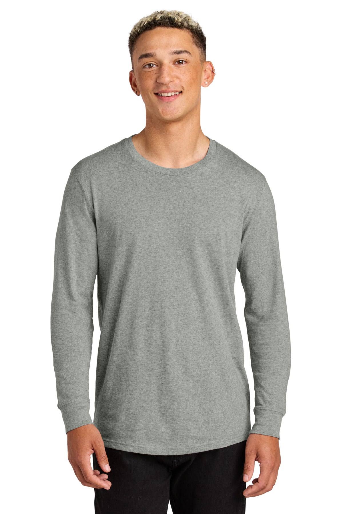 Allmade® Unisex Long Sleeve Organic Cotton Tee - Granite Grey Heather - XS