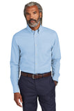 Brooks Brothers® Wrinkle-Free Stretch Pinpoint Shirt - Newport Blue - XS