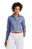 Brooks Brothers® Women’s Wrinkle-Free Stretch Pinpoint Shirt - Cobalt Blue - XS