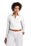 Brooks Brothers® Women’s Wrinkle-Free Stretch Pinpoint Shirt - White - XS