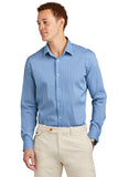 Brooks Brothers® Tech Stretch Patterned Shirt - Charter Blue Check - XS