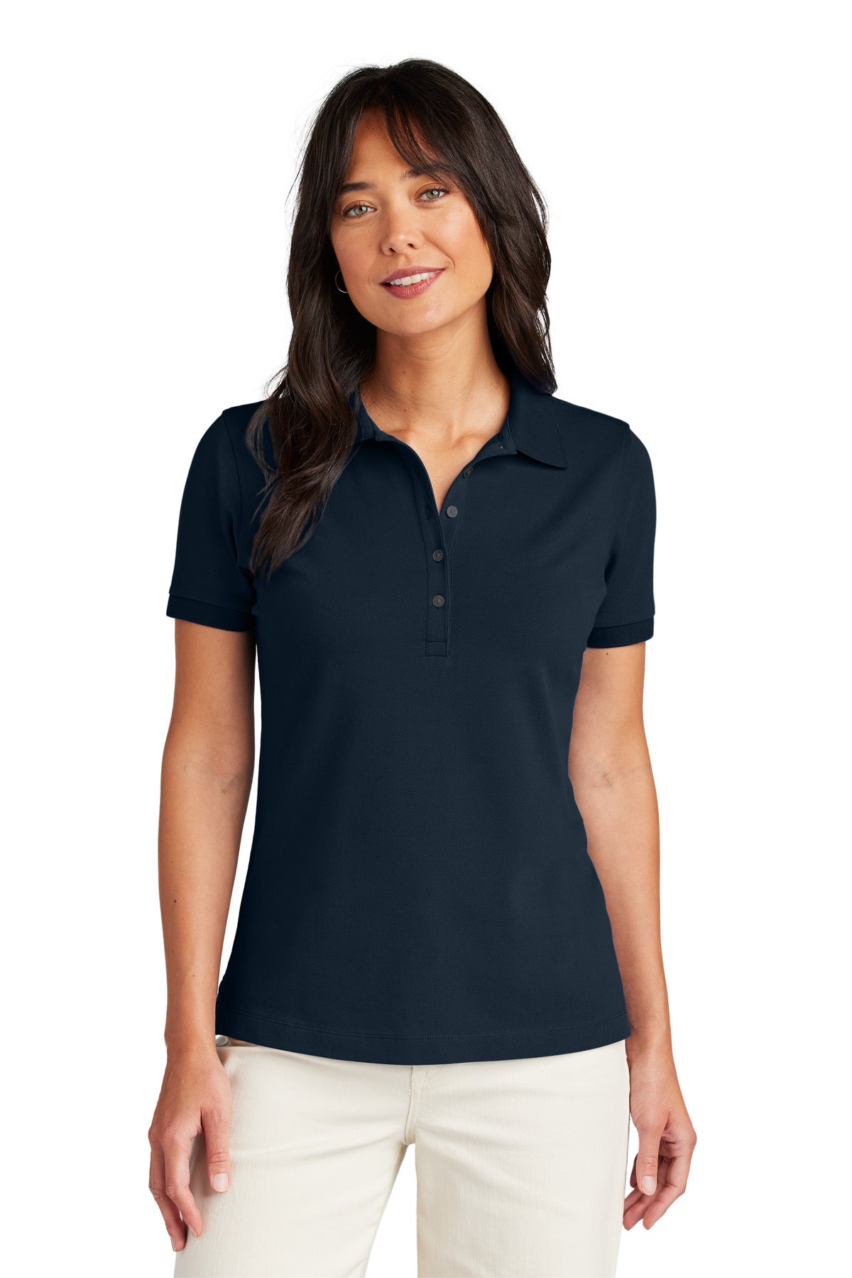 Brooks Brothers® Women’s Pima Cotton Pique Polo - Navy Blazer - XS