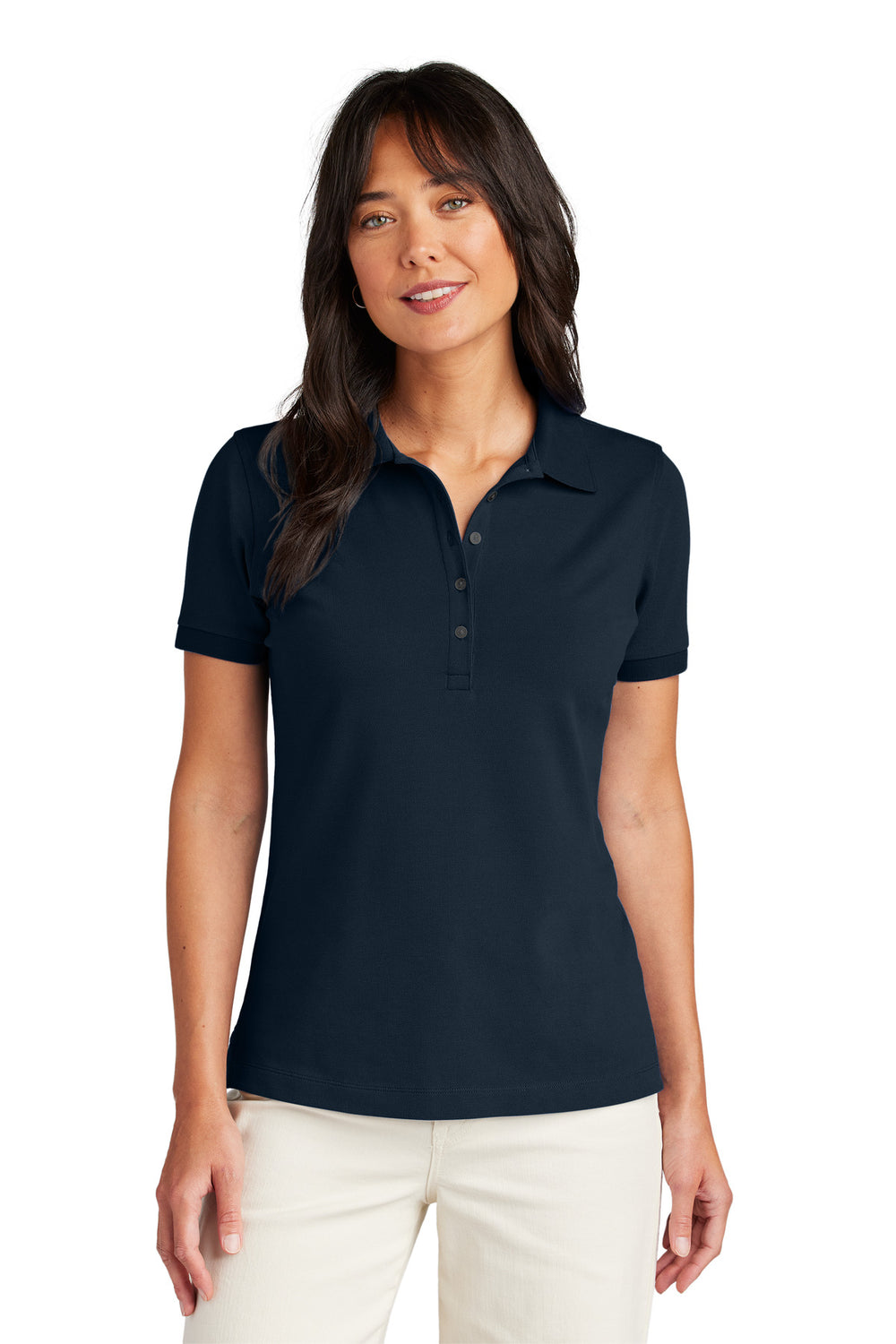Brooks Brothers® Women’s Pima Cotton Pique Polo - Navy Blazer - XS