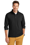 Brooks Brothers® Mid-Layer Stretch 1/2-Button - Black Heather - XS
