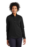 Brooks Brothers® Women’s Mid-Layer Stretch 1/2-Button - Black Heather - XS