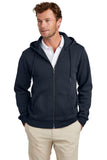 Brooks Brothers® Double-Knit Full-Zip Hoodie - Night Navy - XS