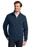 Brooks Brothers® Diamond Quilt 1/4-Zip - Navy Blazer - XS