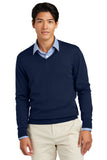 Brooks Brothers® Washable Merino V-Neck Sweater - Navy Blazer - XS