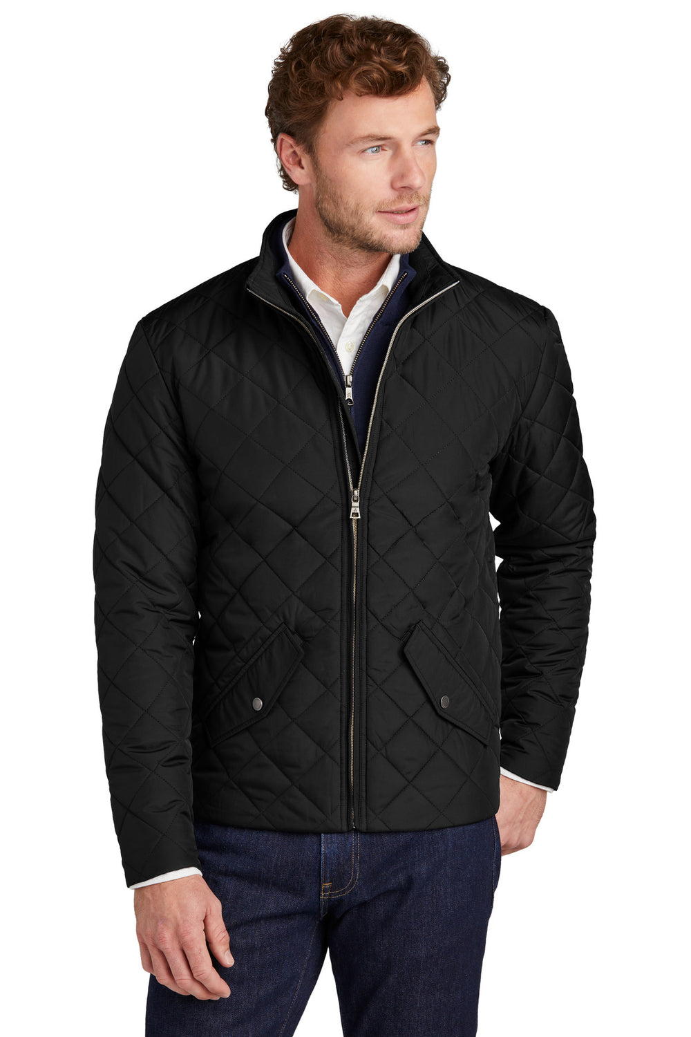 Brooks Brothers® Quilted Jacket - Deep Black - XS