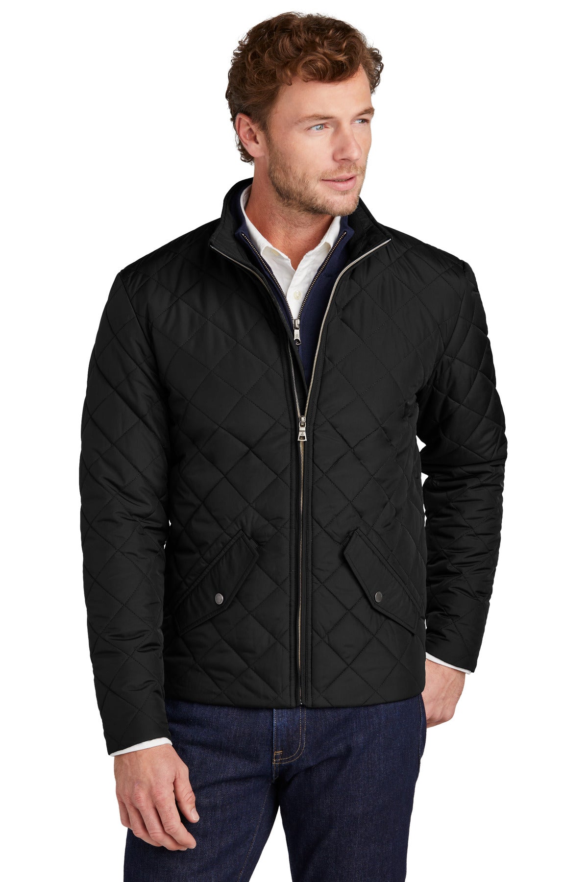 Brooks Brothers® Quilted Jacket - Deep Black - XS