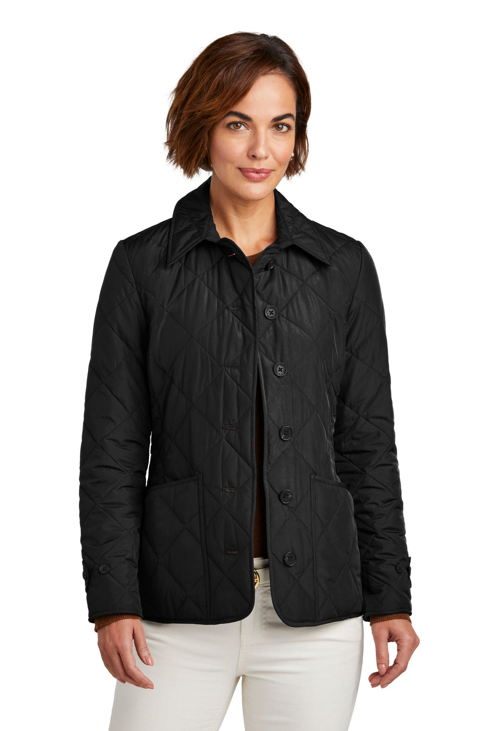 Brooks Brothers® Women’s Quilted Jacket - Deep Black - XS