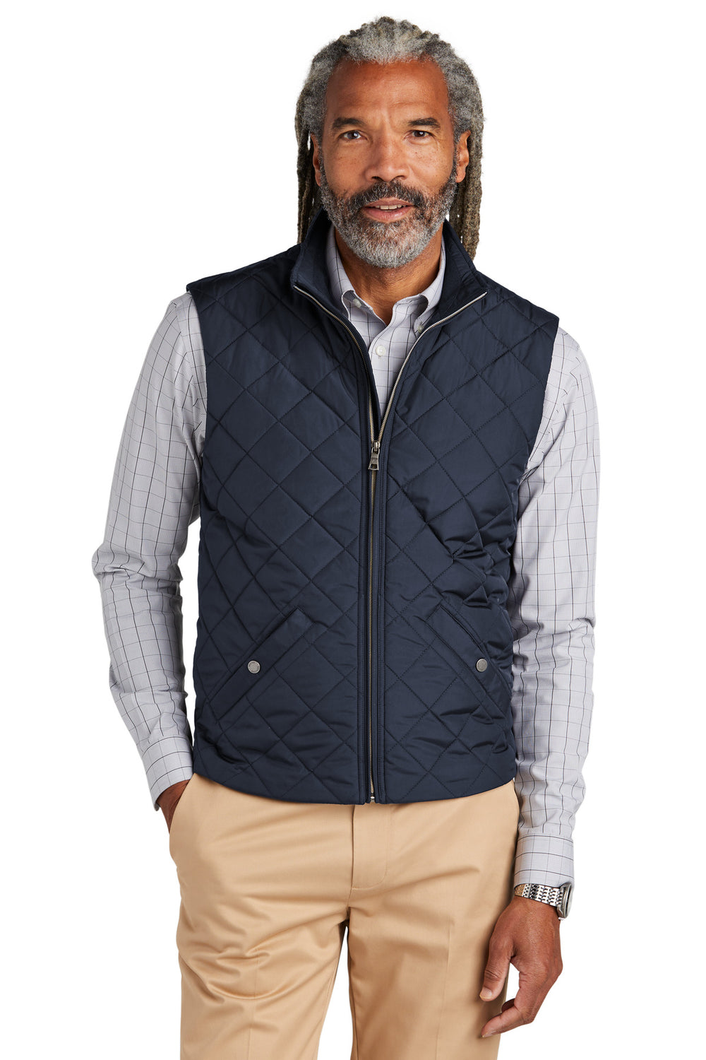 Brooks Brothers® Quilted Vest - Night Navy - XS