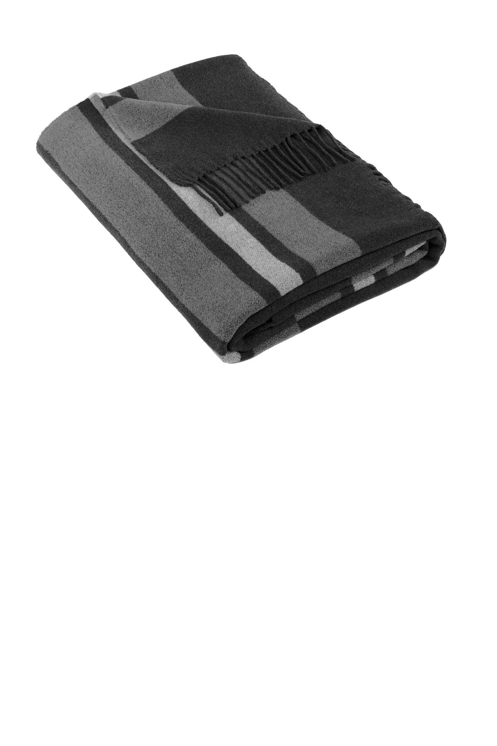 Brooks Brothers® Heritage Blanket - Windsor Grey/ Shadow Grey/ Blanc - OSFA