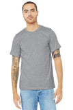 BELLA+CANVAS® Unisex Heather CVC Short Sleeve Tee - Athletic Heather - XS