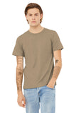 BELLA+CANVAS® Unisex Heather CVC Short Sleeve Tee - Heather Tan - XS