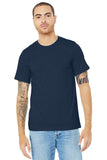 BELLA+CANVAS® Unisex Heather CVC Short Sleeve Tee - Solid Navy Blend - 2XL