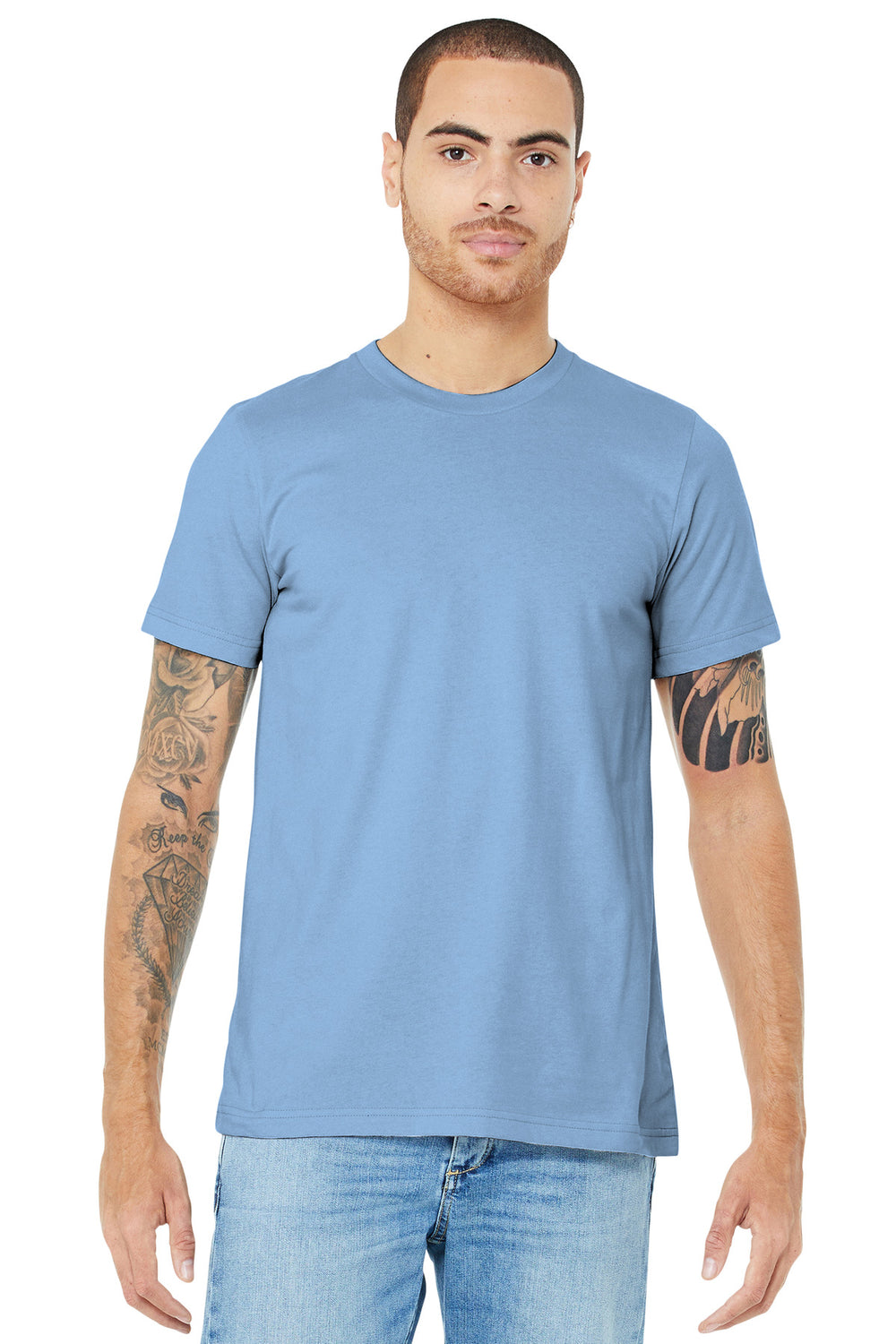BELLA+CANVAS® Unisex Jersey Short Sleeve Tee - Baby Blue - XS