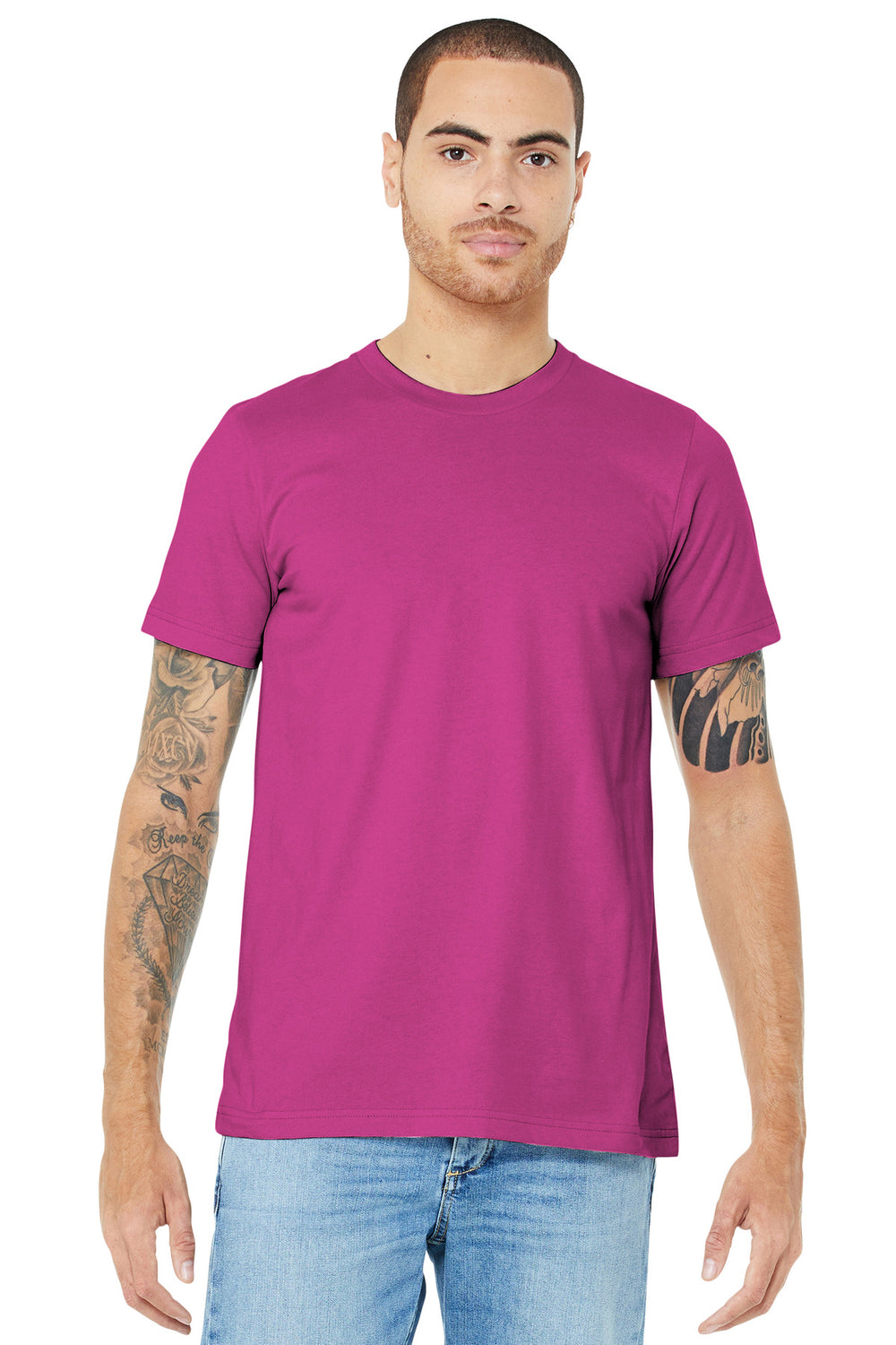 BELLA+CANVAS® Unisex Jersey Short Sleeve Tee - Berry - XS