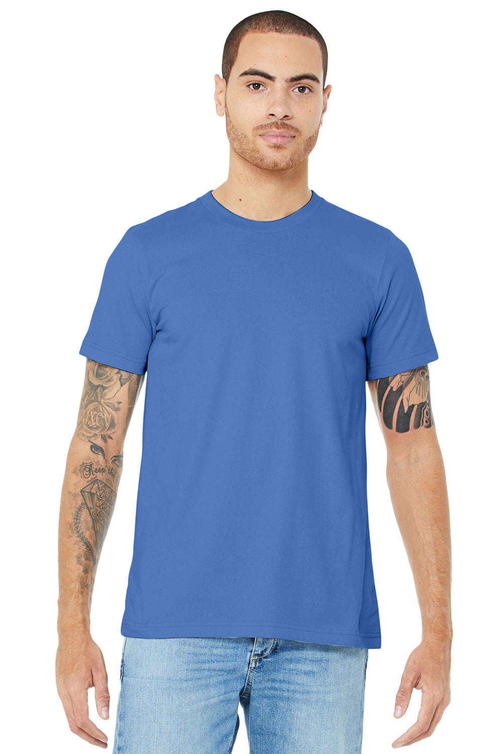 BELLA+CANVAS® Unisex Jersey Short Sleeve Tee - Columbia Blue - 3XL
