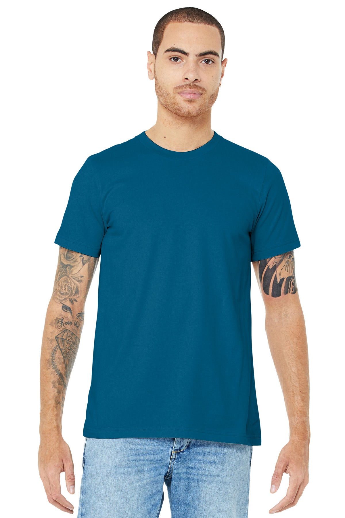 BELLA+CANVAS® Unisex Jersey Short Sleeve Tee - Deep Teal - XS