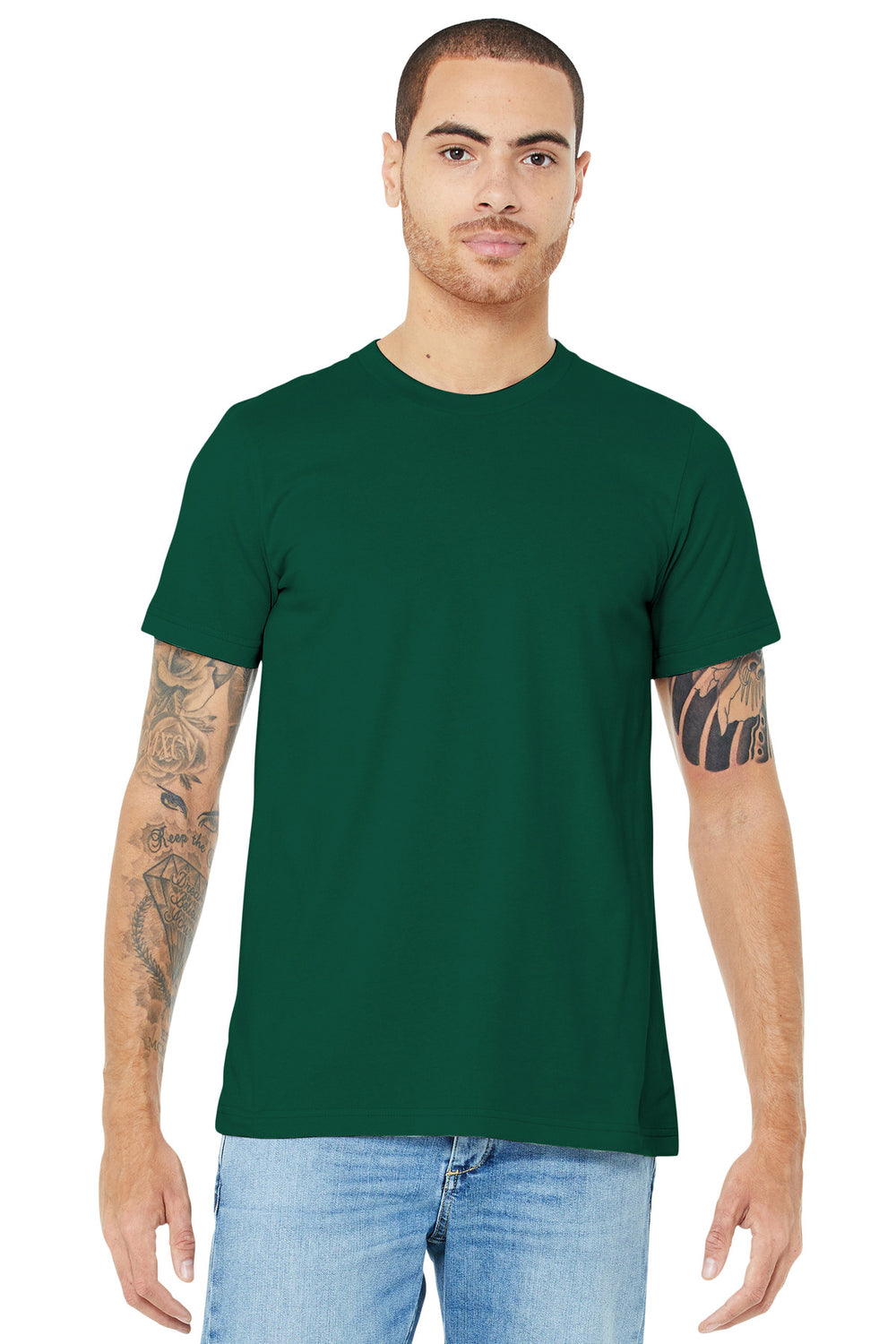 BELLA+CANVAS® Unisex Jersey Short Sleeve Tee - Forest - XS