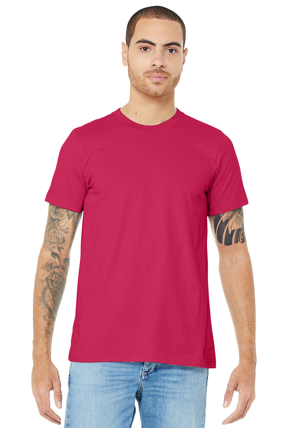 BELLA+CANVAS® Unisex Jersey Short Sleeve Tee - Fuchsia - 2XL