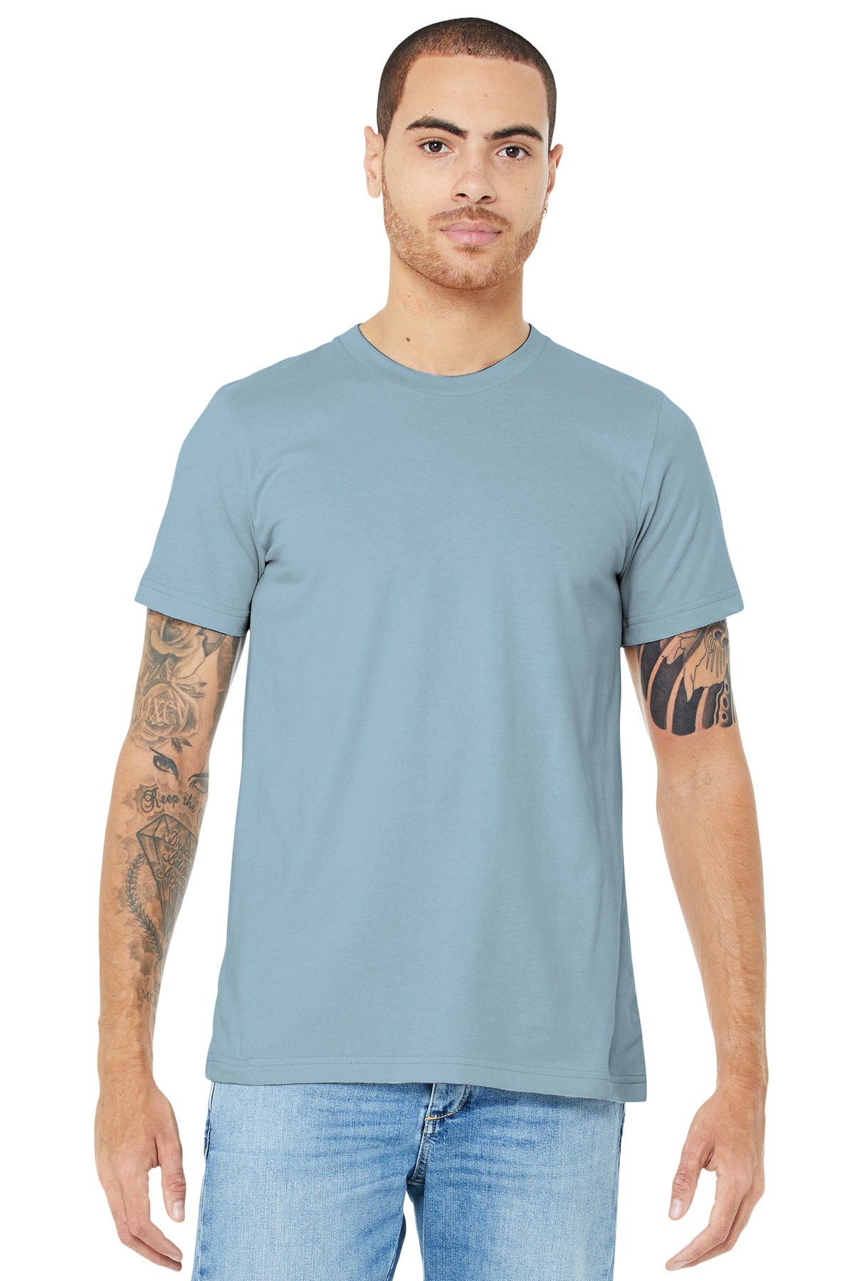 BELLA+CANVAS® Unisex Jersey Short Sleeve Tee - Light Blue - XS