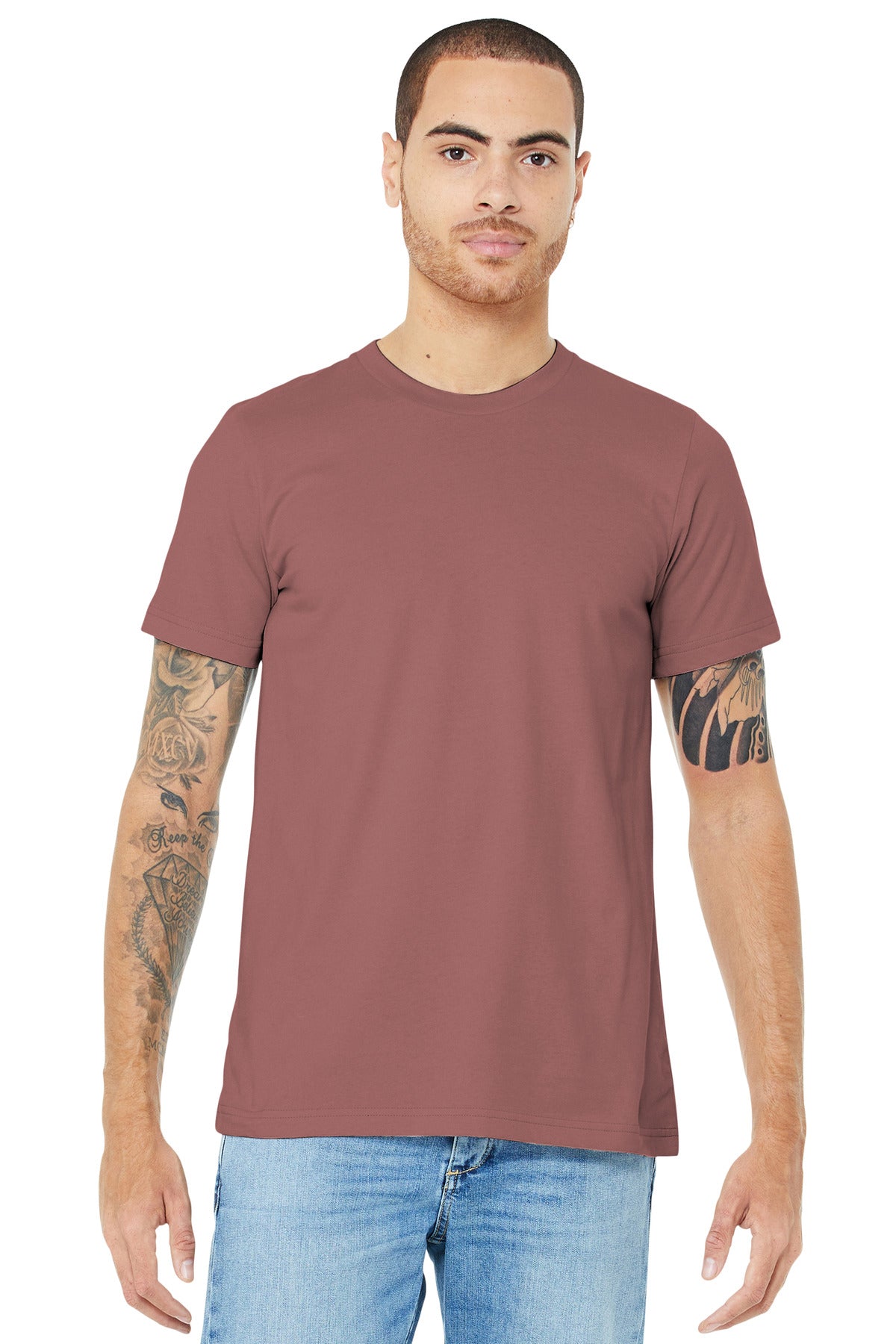 BELLA+CANVAS® Unisex Jersey Short Sleeve Tee - Mauve - XS