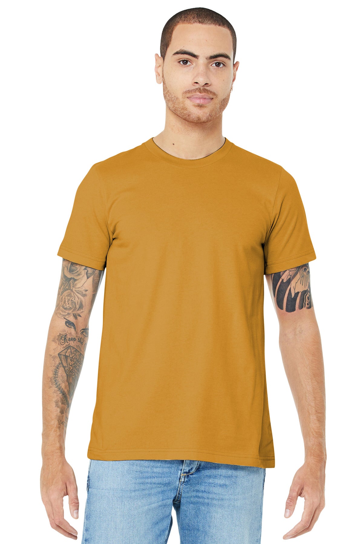 BELLA+CANVAS® Unisex Jersey Short Sleeve Tee - Mustard - XS