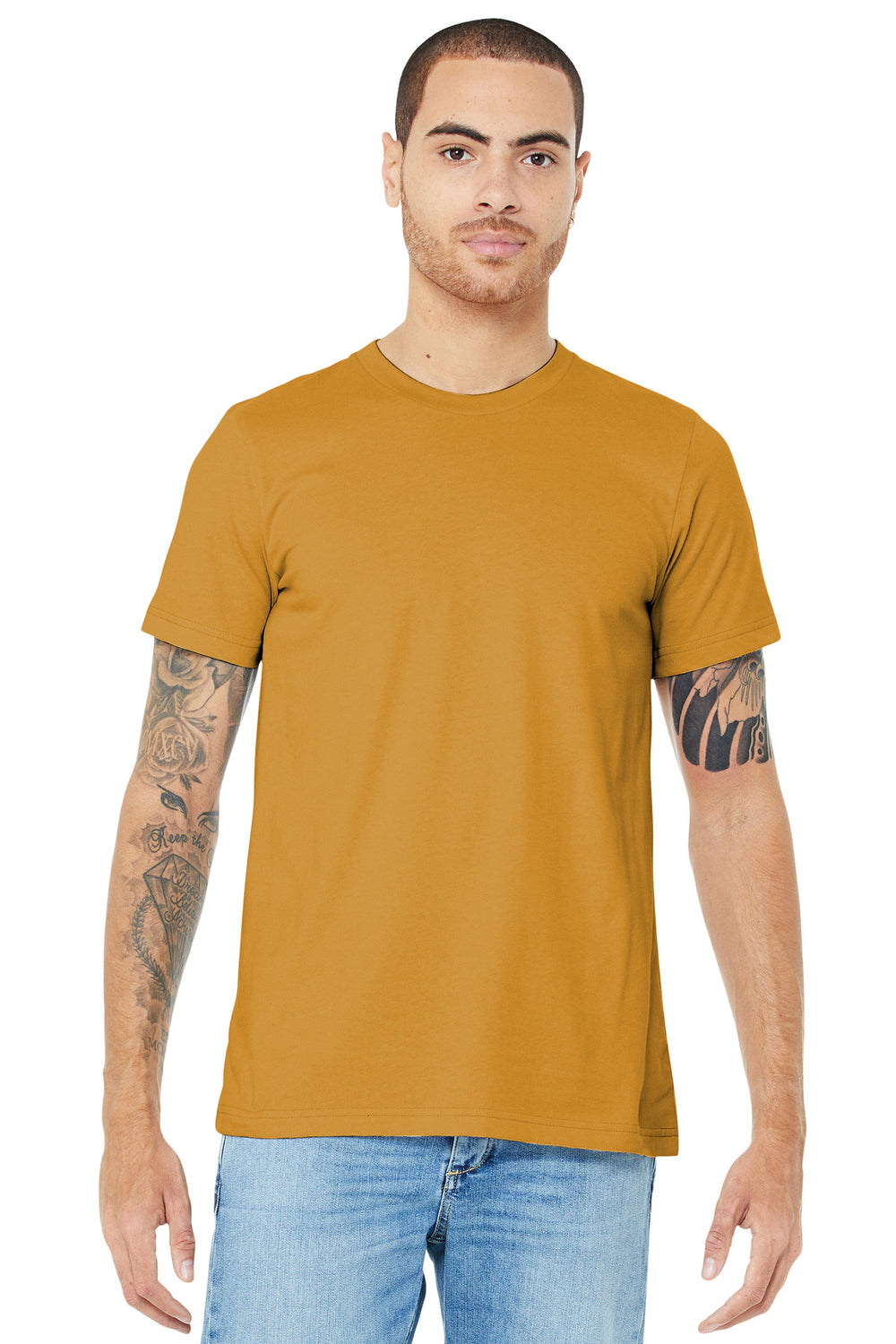 BELLA+CANVAS® Unisex Jersey Short Sleeve Tee - Mustard - XS