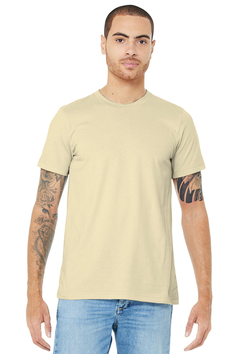 BELLA+CANVAS® Unisex Jersey Short Sleeve Tee - Natural - XS