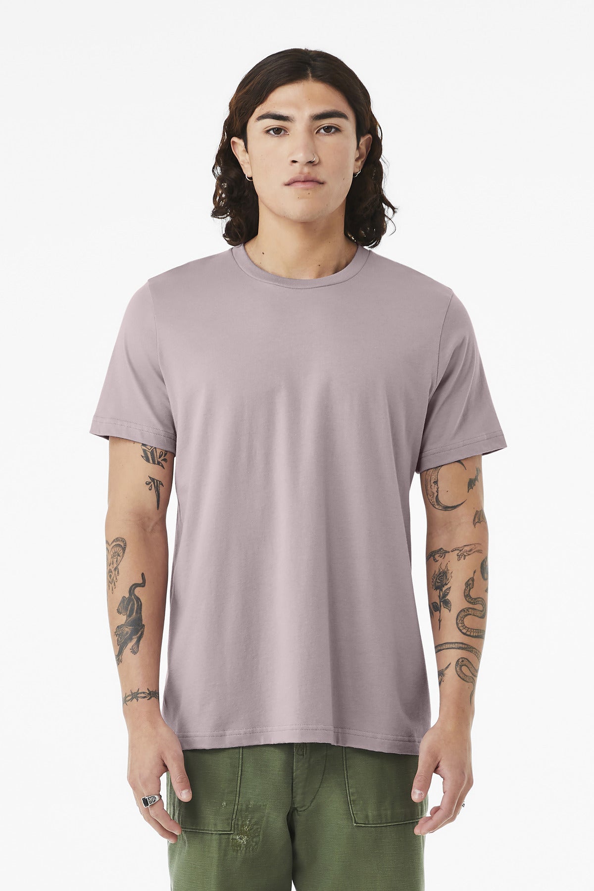 BELLA+CANVAS® Unisex Jersey Short Sleeve Tee - Pink Gravel - 2XL