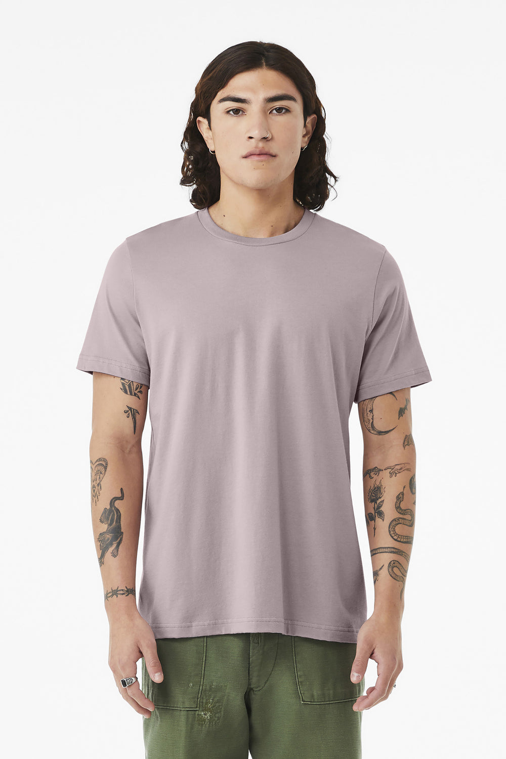 BELLA+CANVAS® Unisex Jersey Short Sleeve Tee - Pink Gravel - 2XL