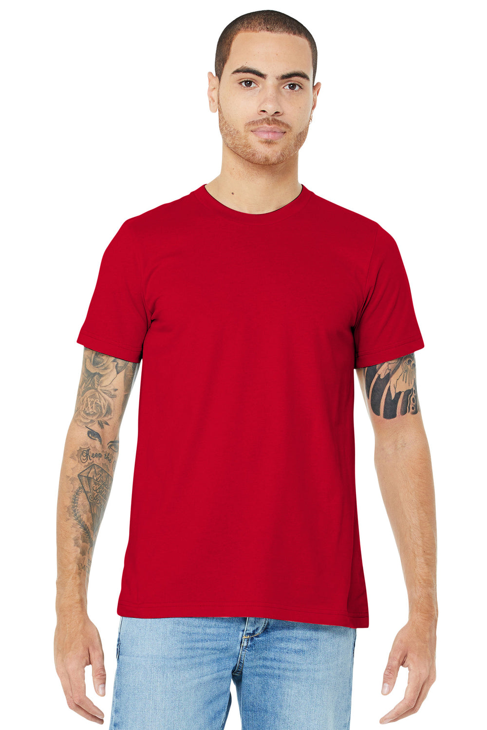BELLA+CANVAS® Unisex Jersey Short Sleeve Tee - Red - XS