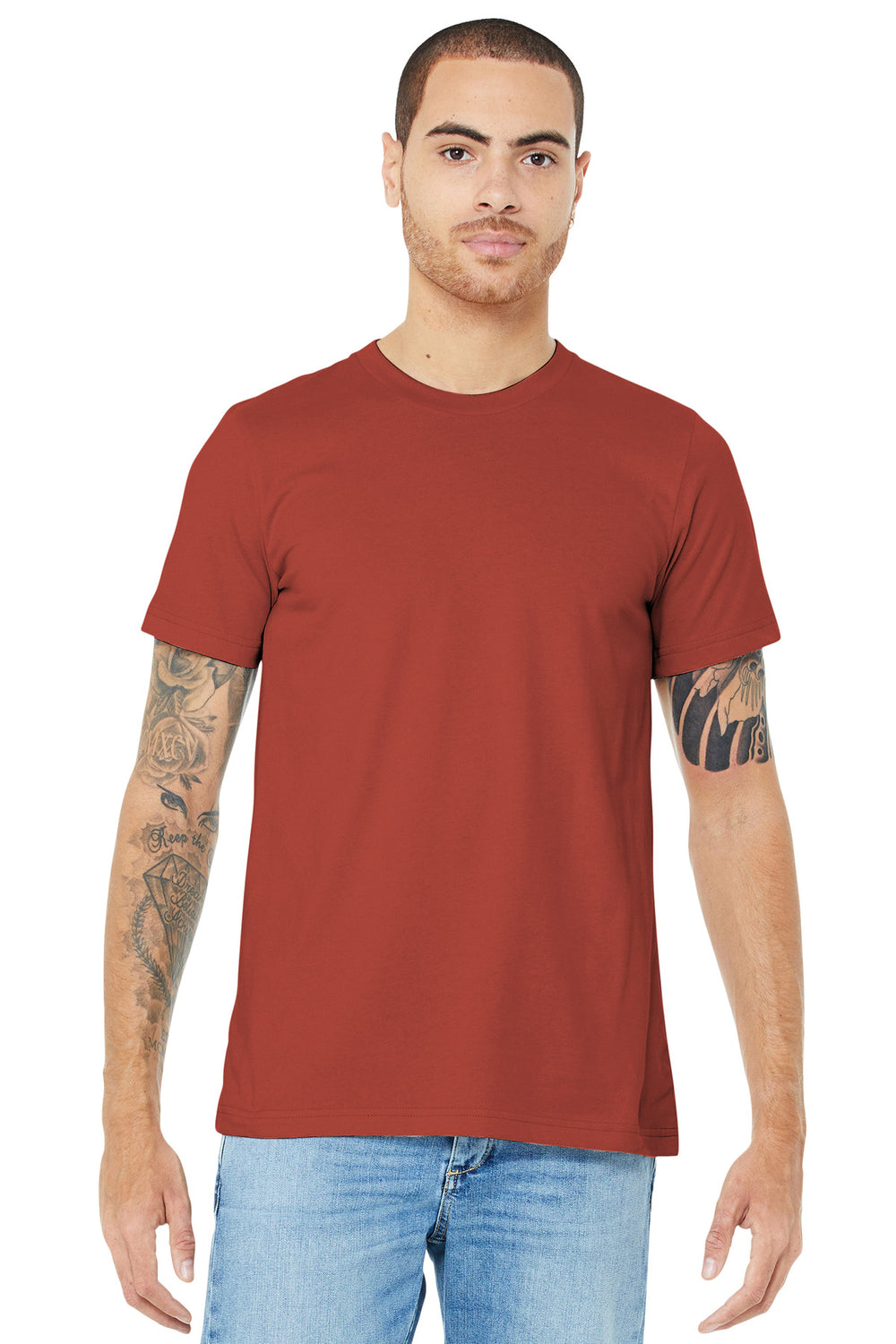 BELLA+CANVAS® Unisex Jersey Short Sleeve Tee - Rust - XS