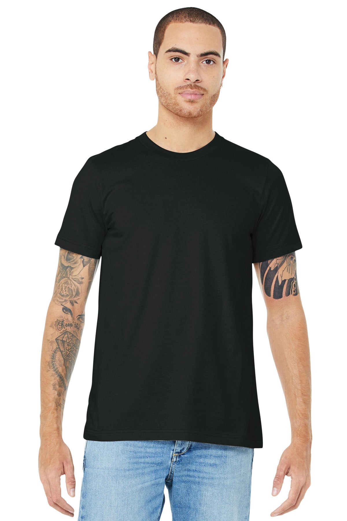 BELLA+CANVAS® Unisex Jersey Short Sleeve Tee - Vintage Black - XS