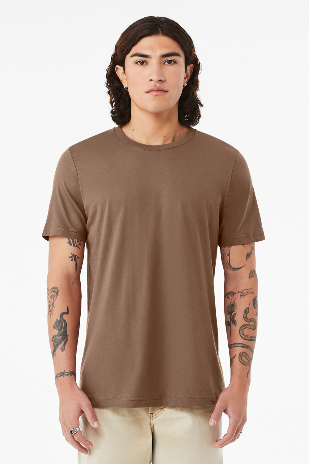 BELLA+CANVAS® Unisex Jersey Short Sleeve Tee - Vintage Brown - 2XL