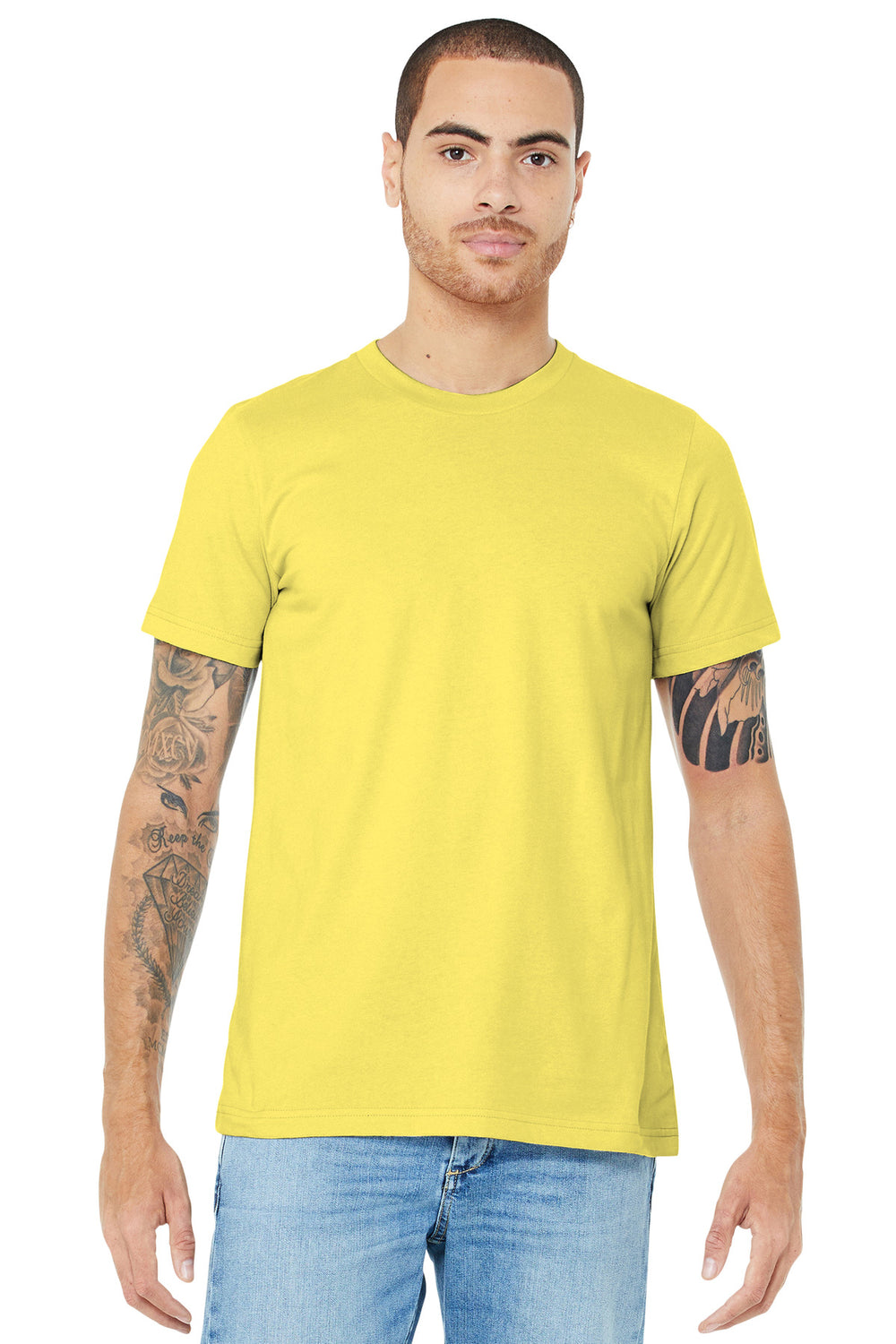 BELLA+CANVAS® Unisex Jersey Short Sleeve Tee - Yellow - XS