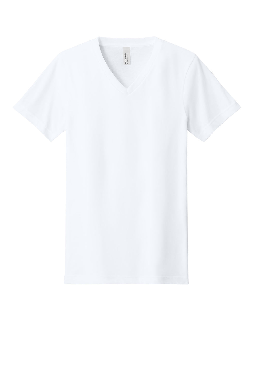 BELLA+CANVAS® Unisex Heather CVC V-Neck Tee - Solid White Blend - 2XL