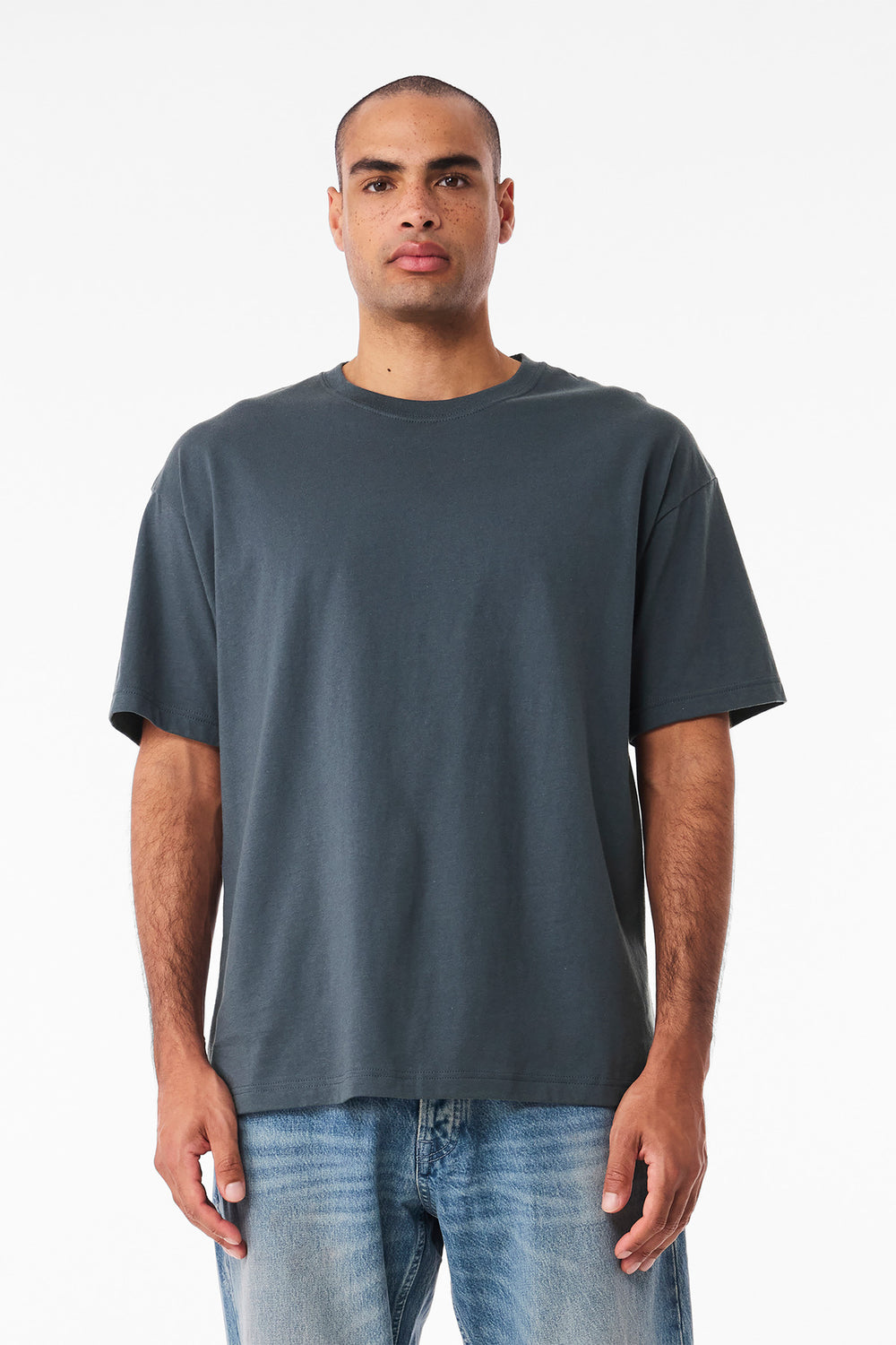 BELLA+CANVAS® Unisex 6-Ounce Heavyweight Tee - Vintage Navy - XS