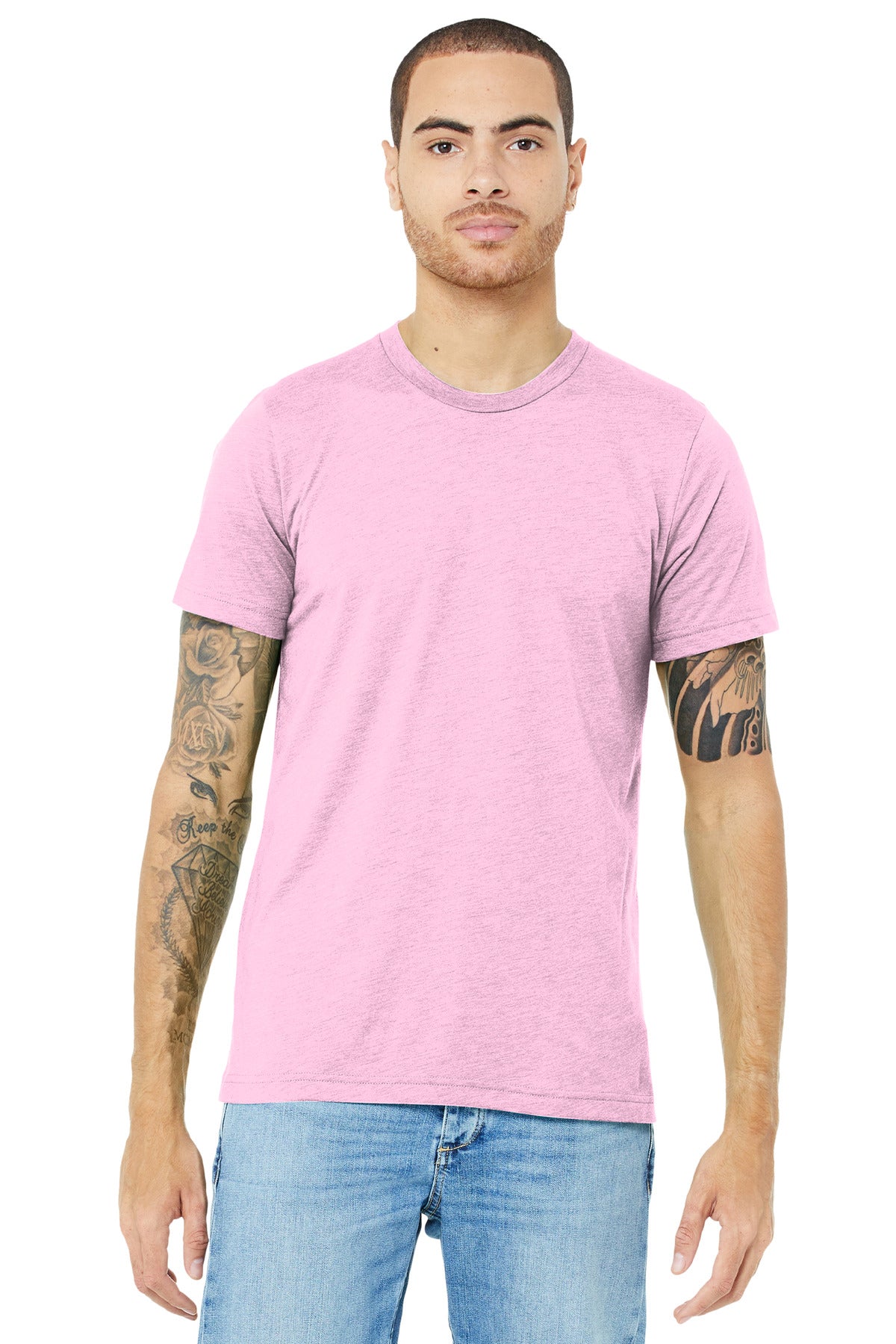 BELLA+CANVAS® Unisex Triblend Short Sleeve Tee - Lilac Triblend - XS