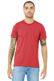 BELLA+CANVAS® Unisex Triblend Short Sleeve Tee - Red Triblend - XS