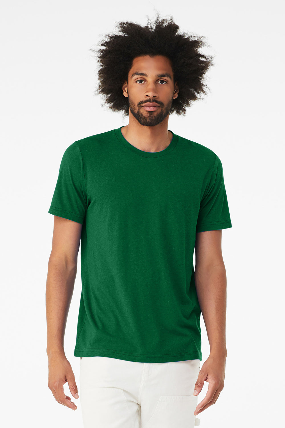 BELLA+CANVAS® Unisex Triblend Short Sleeve Tee - Solid Kelly Triblend - 2XL