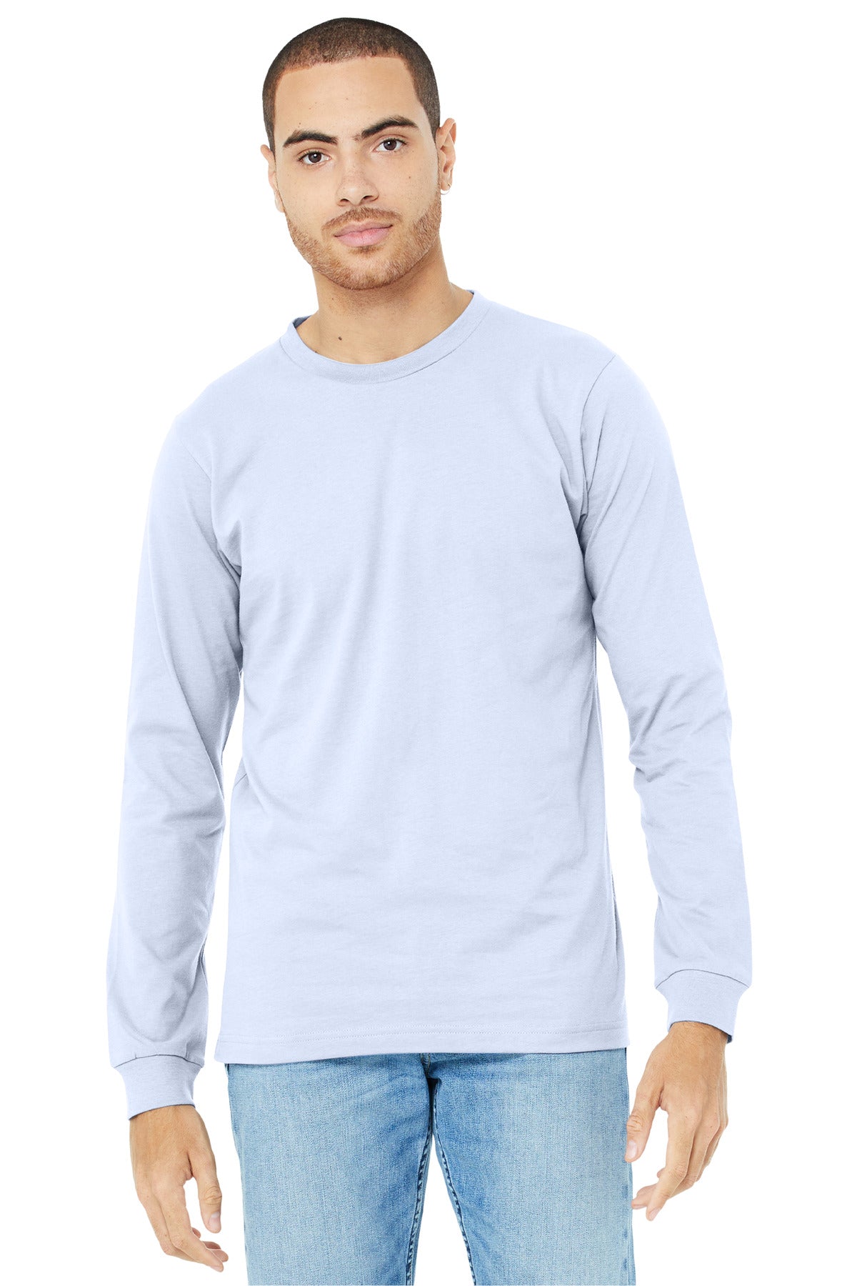 BELLA+CANVAS® Unisex Jersey Long Sleeve Tee - Ash - 2XL
