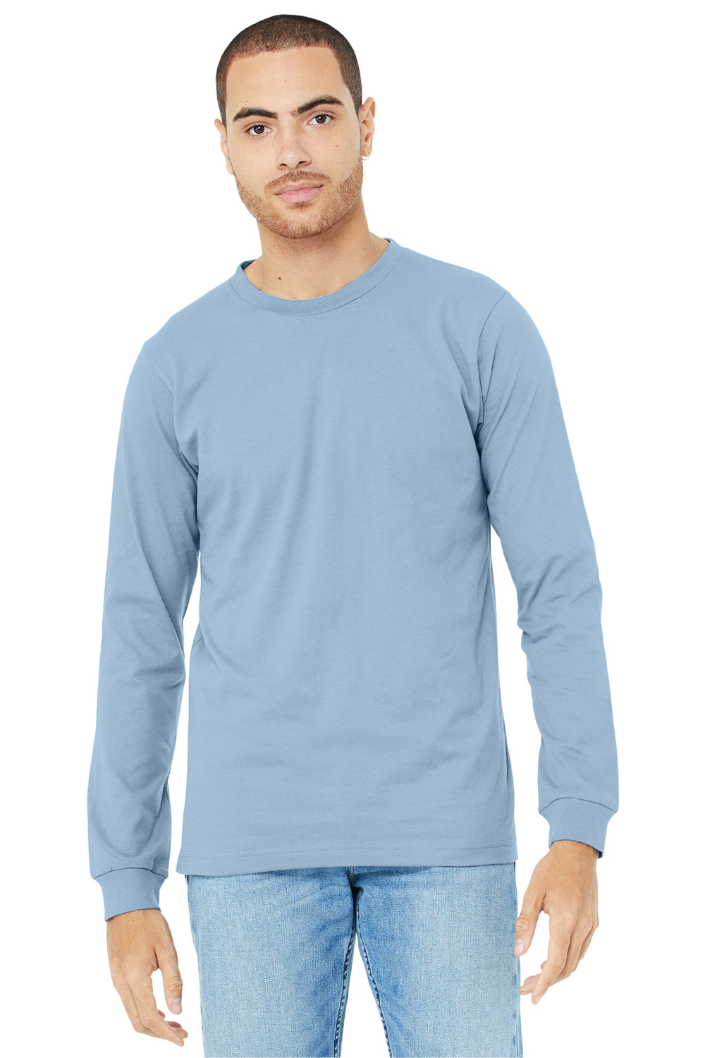 BELLA+CANVAS® Unisex Jersey Long Sleeve Tee - Baby Blue - 2XL