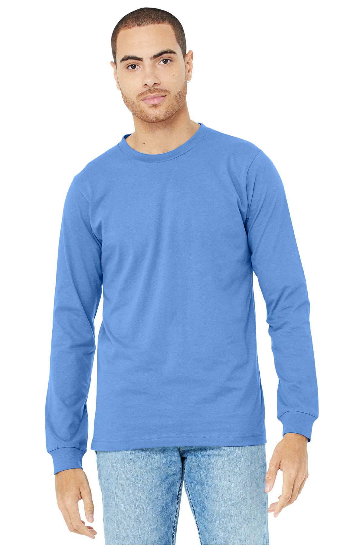 BELLA+CANVAS® Unisex Jersey Long Sleeve Tee - Carolina Blue - 2XL