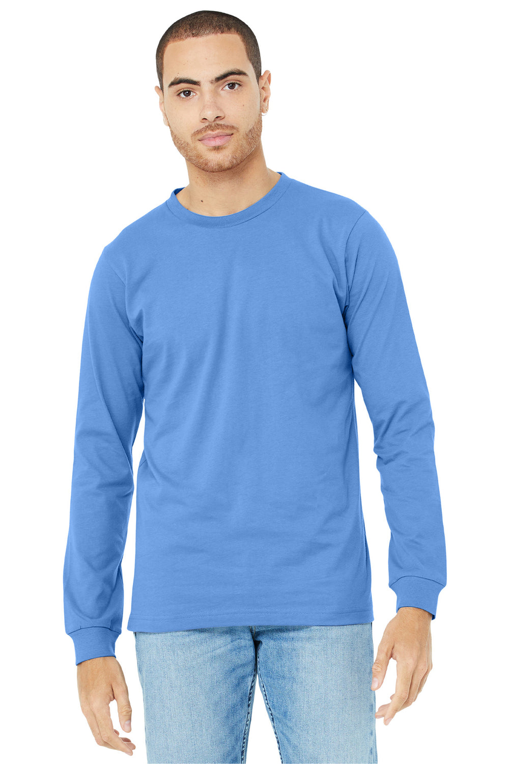 BELLA+CANVAS® Unisex Jersey Long Sleeve Tee - Carolina Blue - 2XL