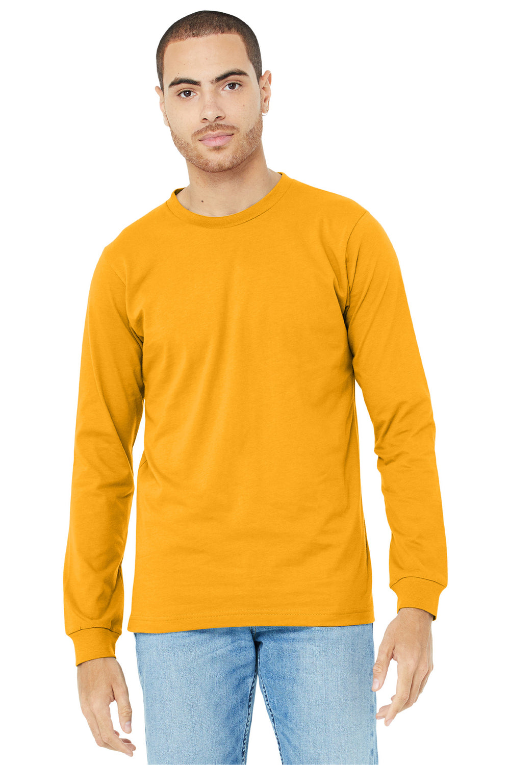 BELLA+CANVAS® Unisex Jersey Long Sleeve Tee - Gold - 2XL