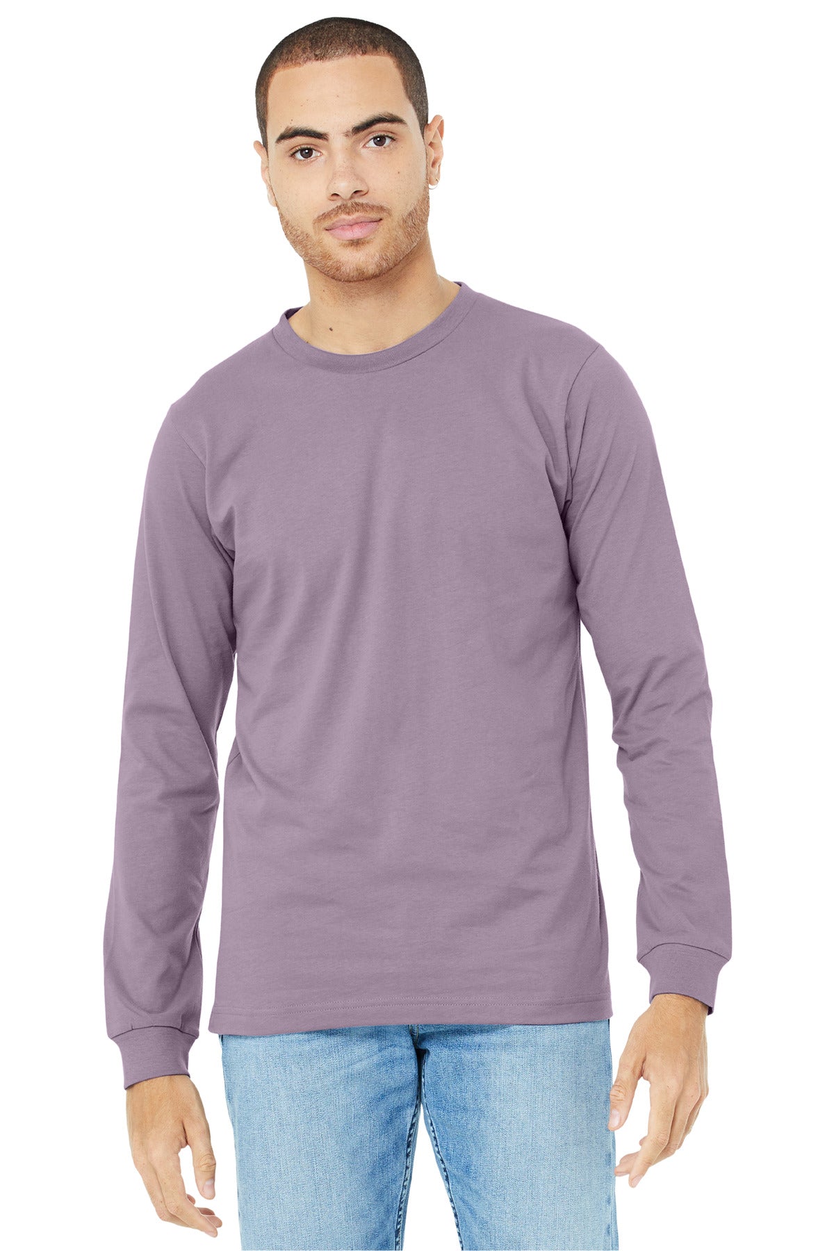 BELLA+CANVAS® Unisex Jersey Long Sleeve Tee - Light Violet - 2XL